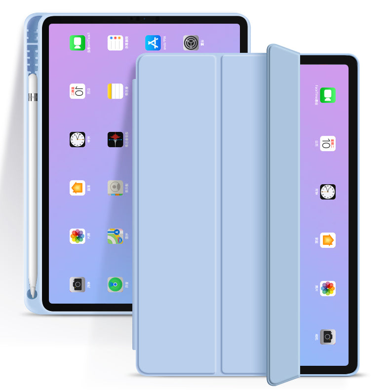 Carcasa Smart Case Para iPad Air 11" M2 & 10.9 4/5 Gen. Con Ranura Para Lápiz