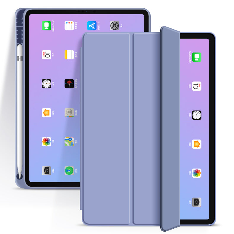 Carcasa Smart Case Para iPad Air 11" M2 & 10.9 4/5 Gen. Con Ranura Para Lápiz