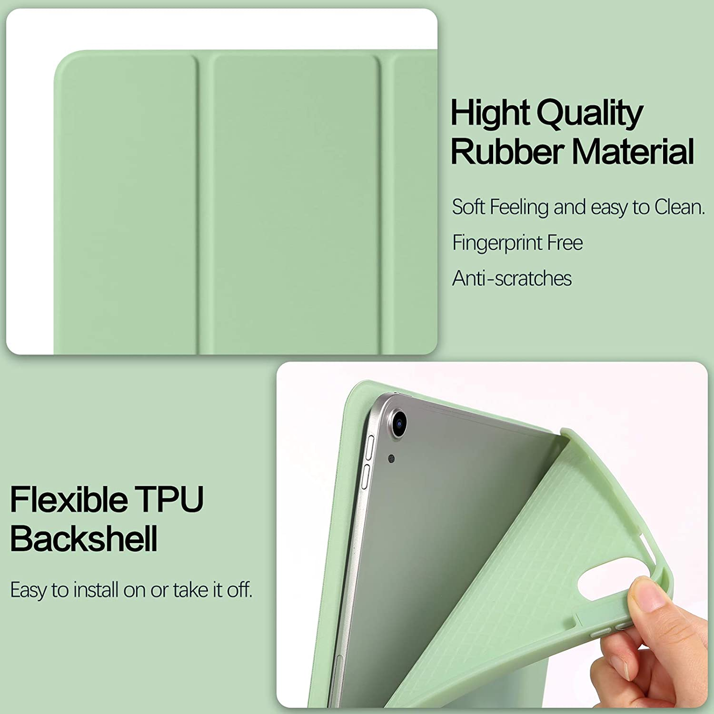 Carcasa Smart Case Para iPad Mini 6ta Gen. 8,3 Con Ranura Para Pencil