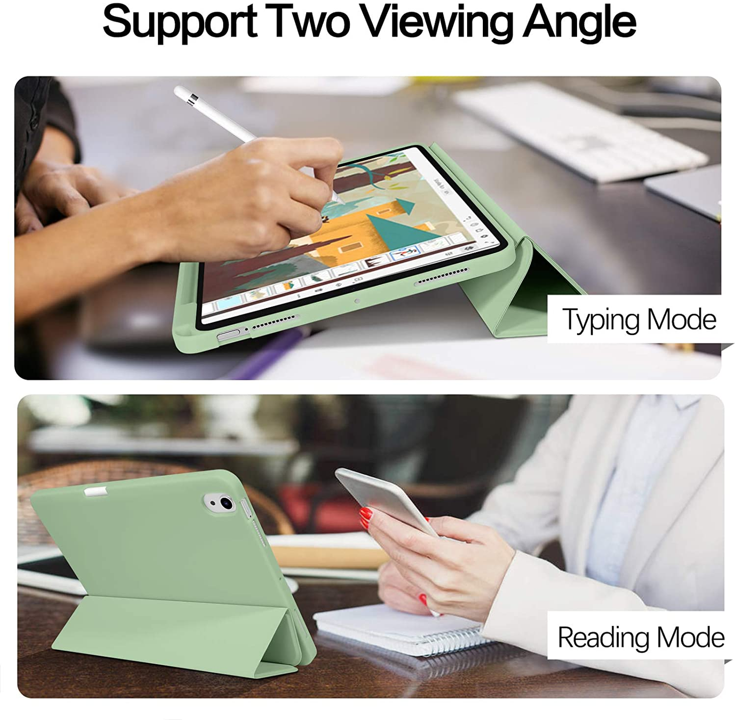 Carcasa Smart Case Para iPad Mini 6ta Gen. 8,3 Con Ranura Para Pencil