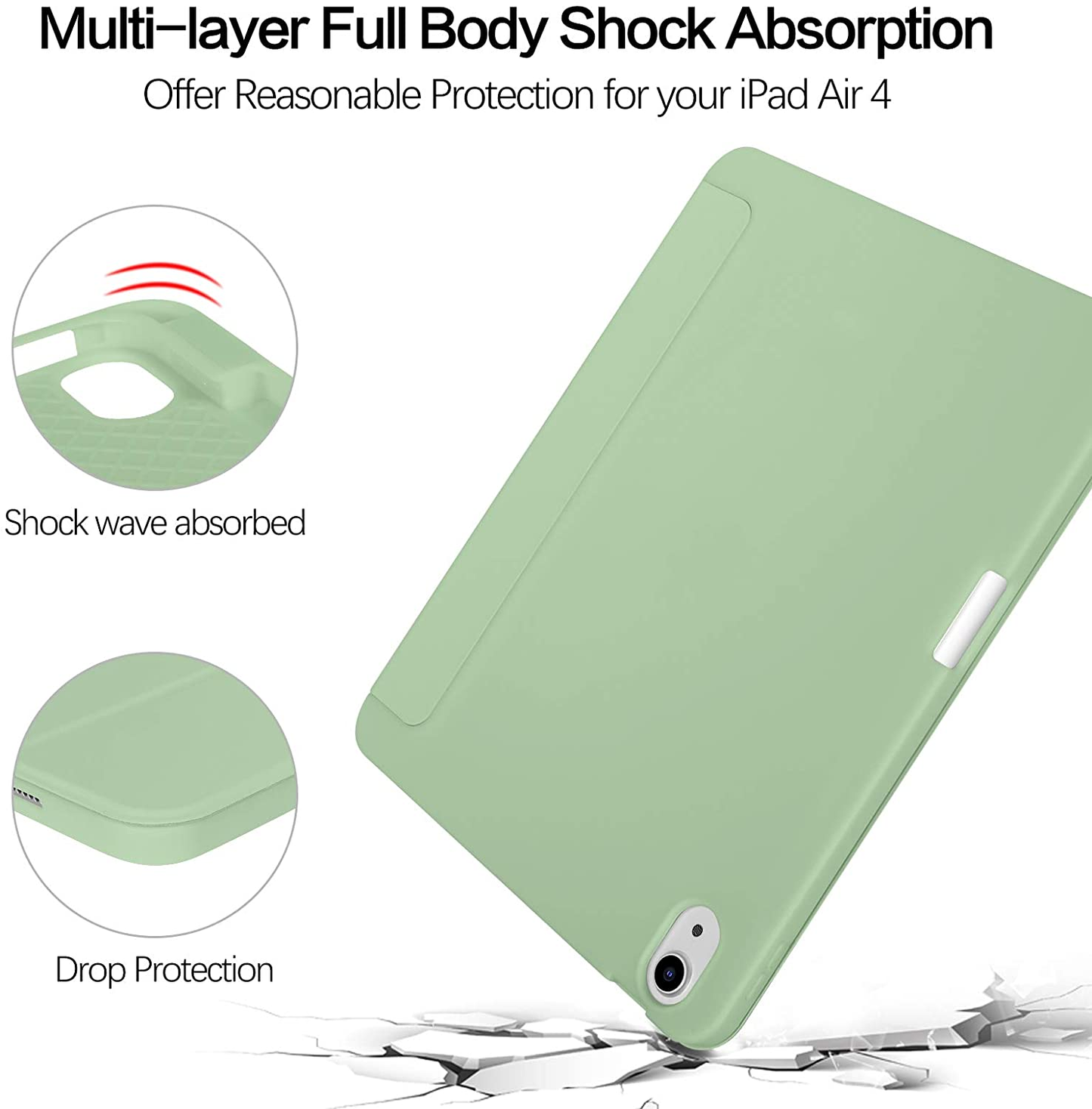 Carcasa Smart Case Para iPad Mini 6ta Gen. 8,3 Con Ranura Para Pencil