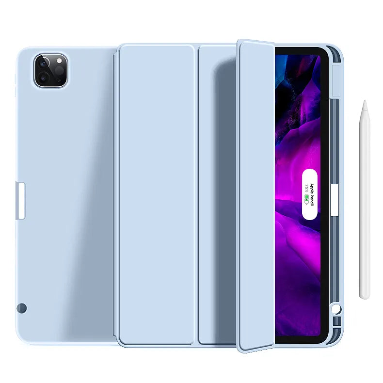 Carcasa Smart Case Para iPad 11" Pro M4 (2024) Con Ranura Para Apple Pencil