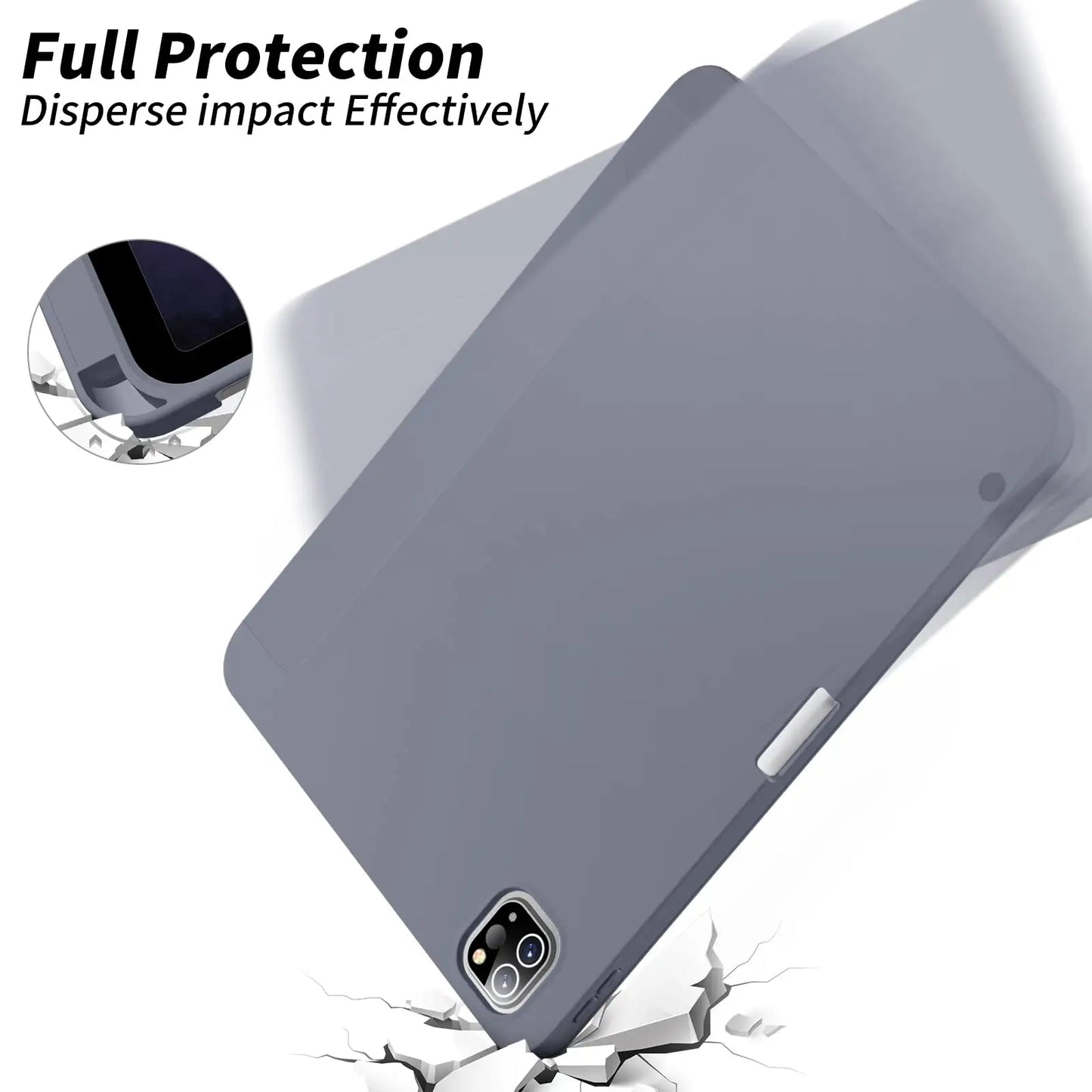Carcasa Smart Case Para iPad 11" Pro M4 (2024) Con Ranura Para Apple Pencil