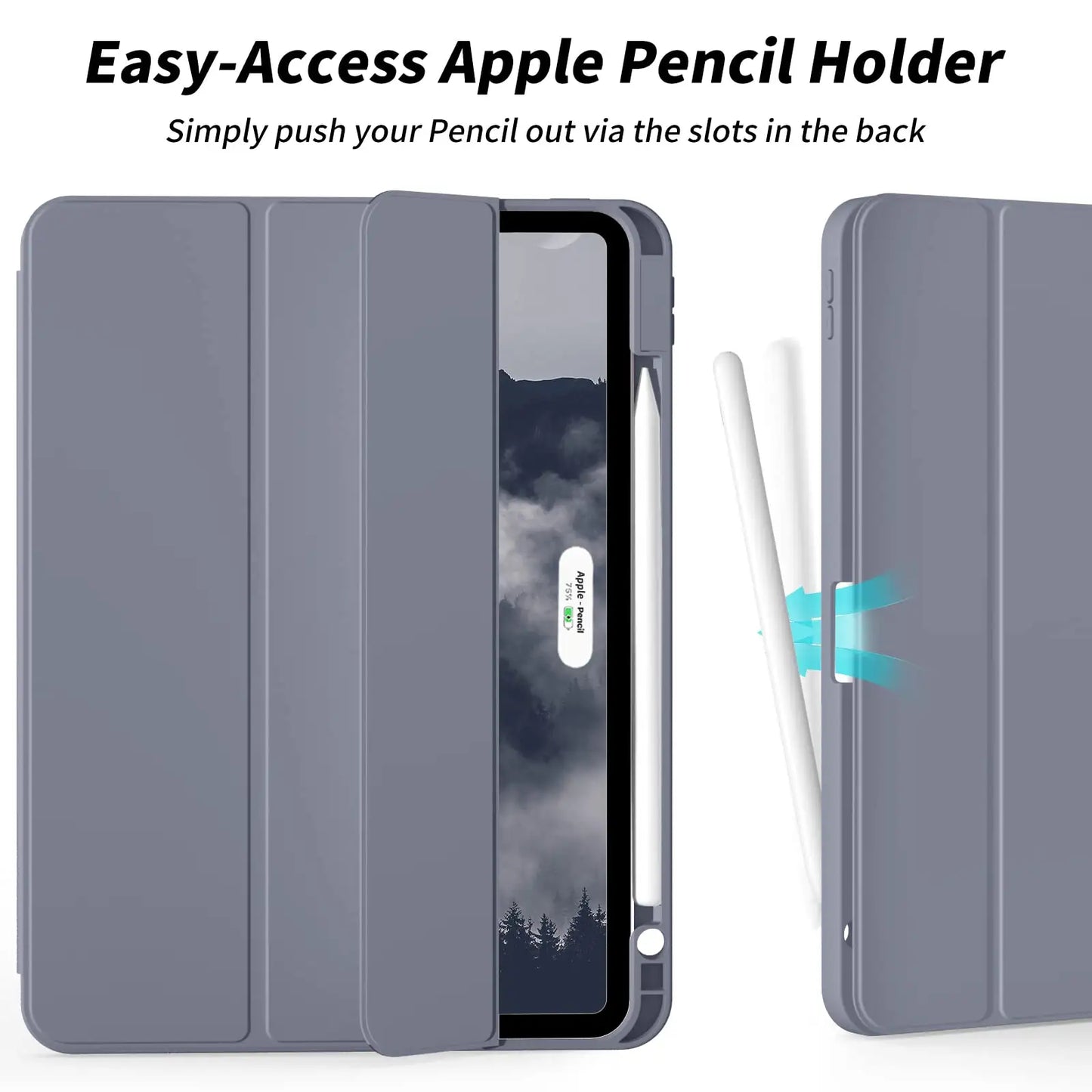 Carcasa Smart Case Para iPad 11" Pro M4 (2024) Con Ranura Para Apple Pencil
