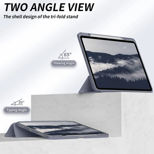 Carcasa Smart Case Para iPad 11" Pro M4 (2024) Con Ranura Para Apple Pencil