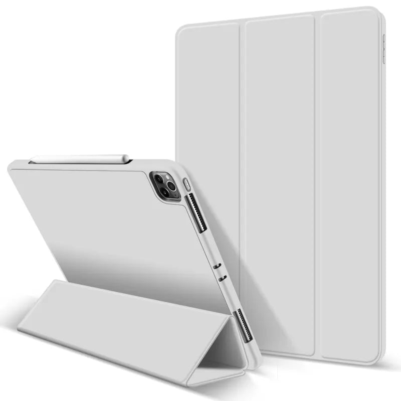 Carcasa Smart Case para iPad 11 Pro 2/3/4 Gen. Con Ranura Lápiz