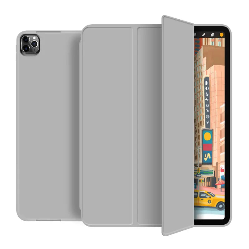 Carcasa Smart Case para iPad 11 Pro 2/3/4 Gen. Con Ranura Lápiz