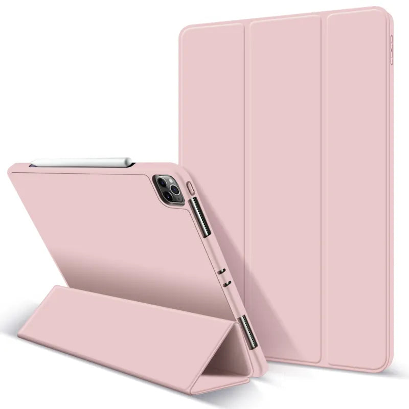 Carcasa Smart Case para iPad 11 Pro 2/3/4 Gen. Con Ranura Lápiz