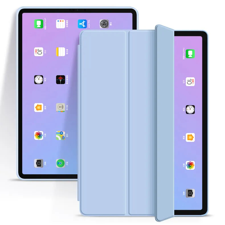 Carcasa Smart Case para iPad 11 Pro 2/3/4 Gen. Con Ranura Lápiz